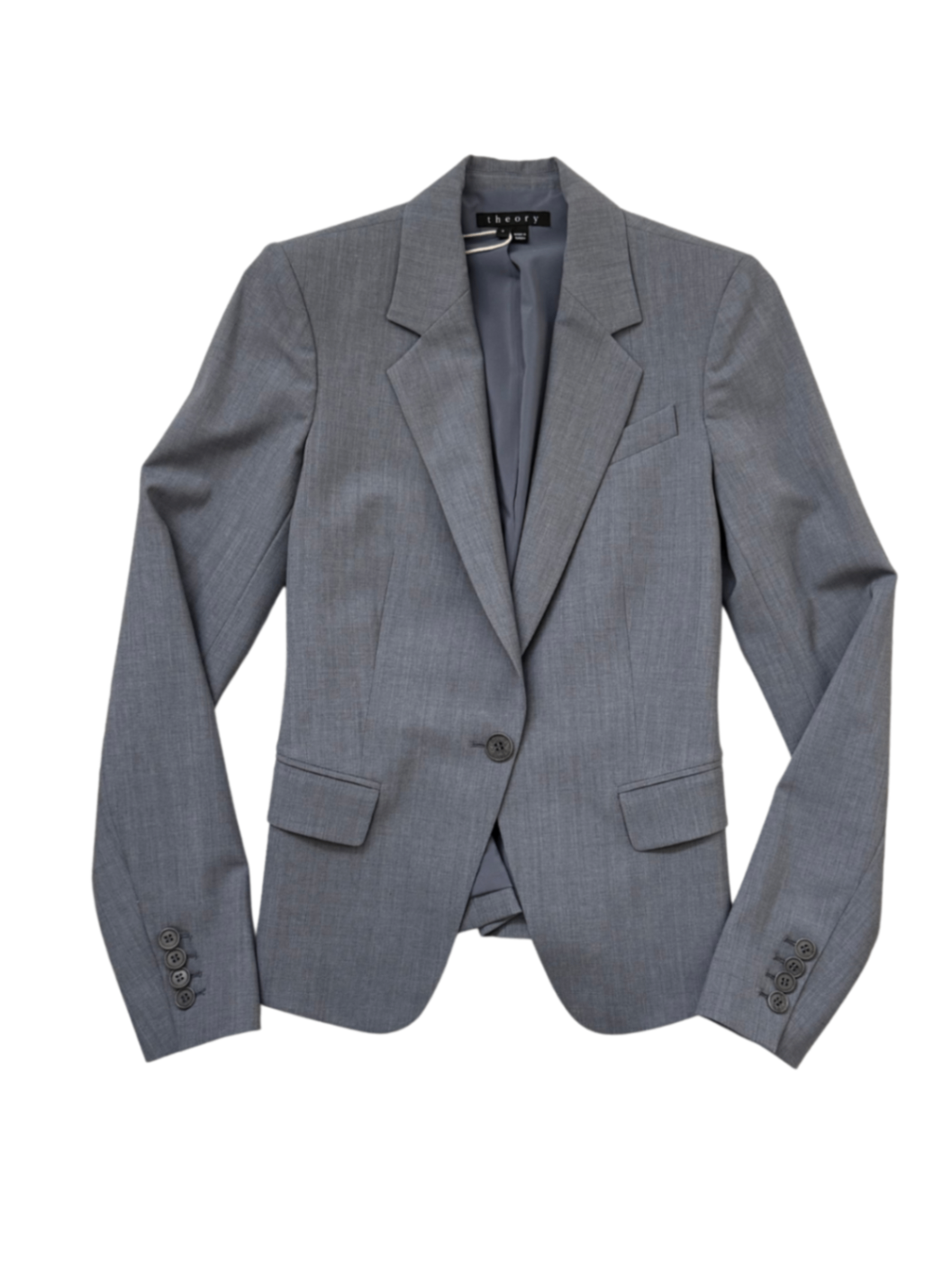 Single Button Blazer Grey / Size 0