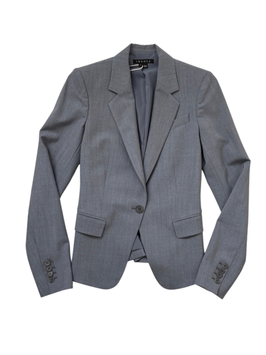 Single Button Blazer Grey / Size 0