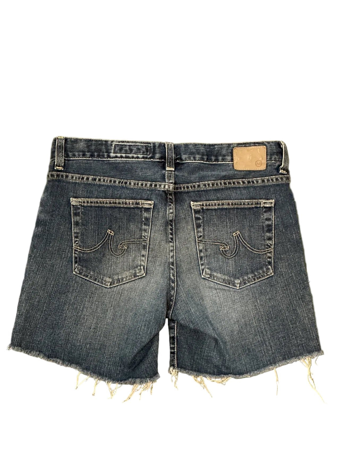 Becke Relaxed Cut-Off Denim Short / Size 27