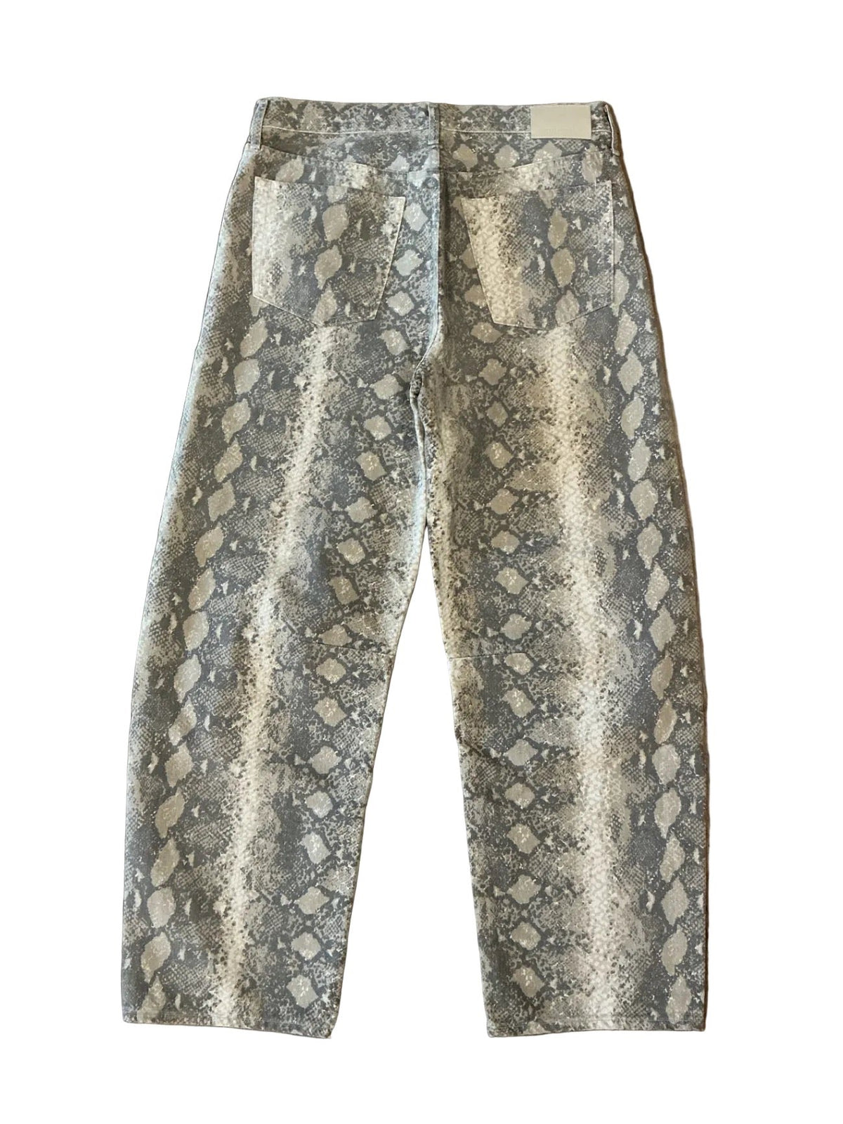 Miro Long Relaxed Jean Python / Size 29