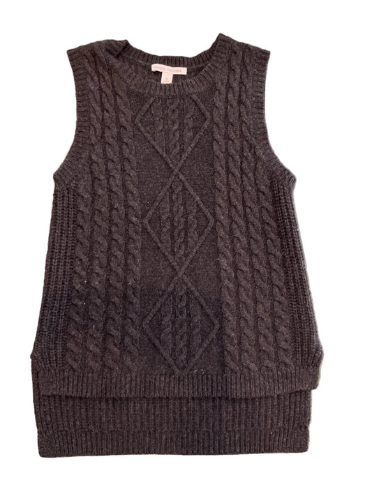 Diamond Stitch Sweater Vest Charcoal / Size XS