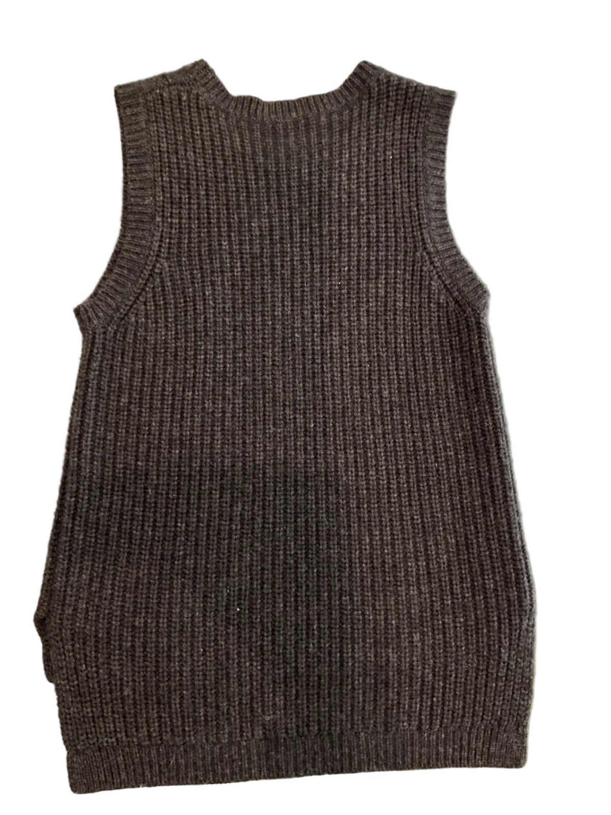 Diamond Stitch Sweater Vest Charcoal / Size XS
