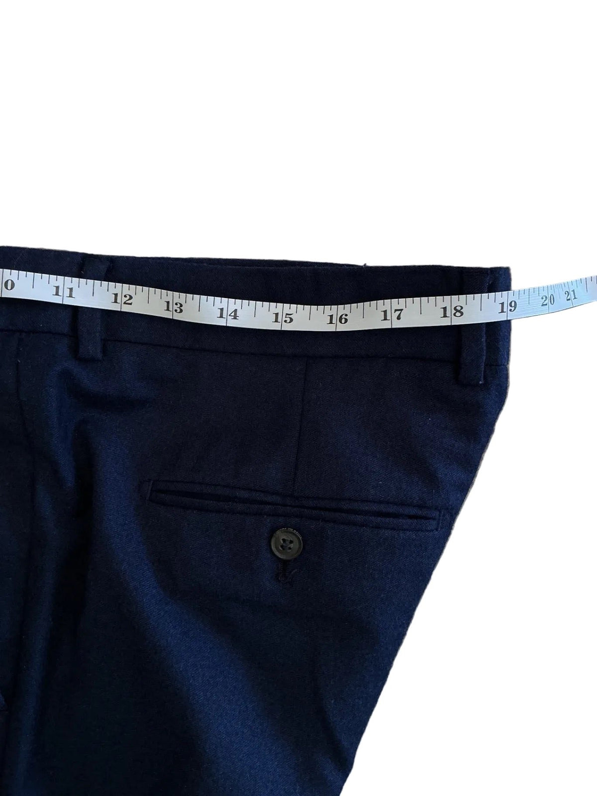 Tordon Wool Trouser Marled Blue / Size 38