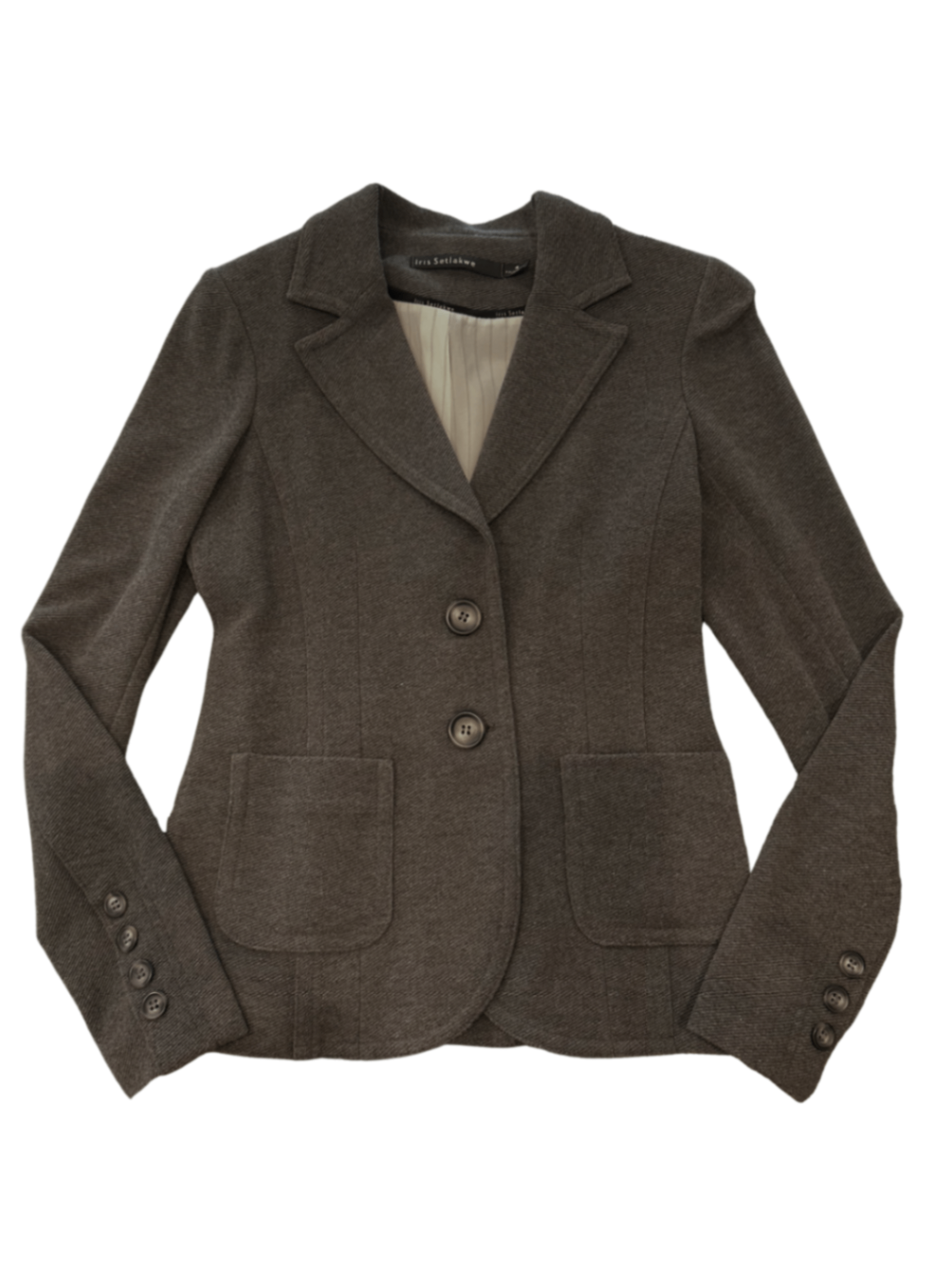 Double Pocket Blazer Textured Grey / Size 4
