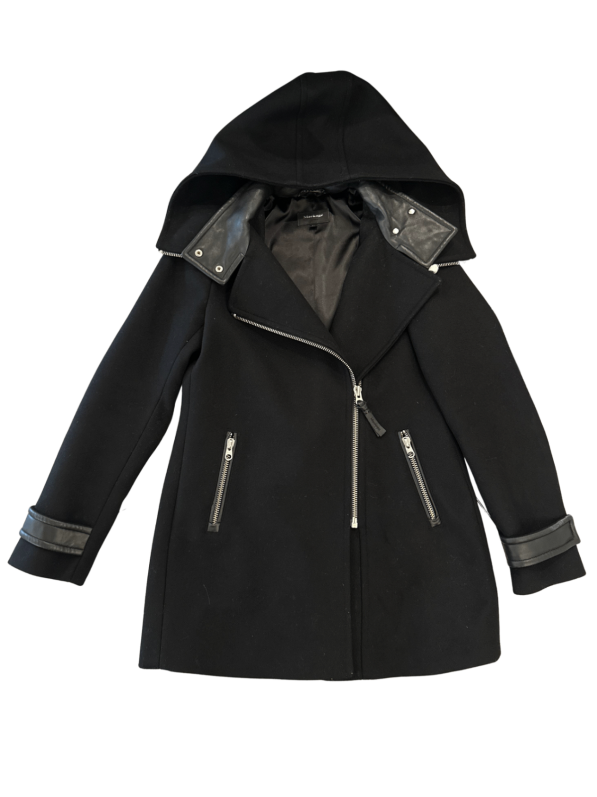 Phyllis Wool Blend Coat Black / Size S
