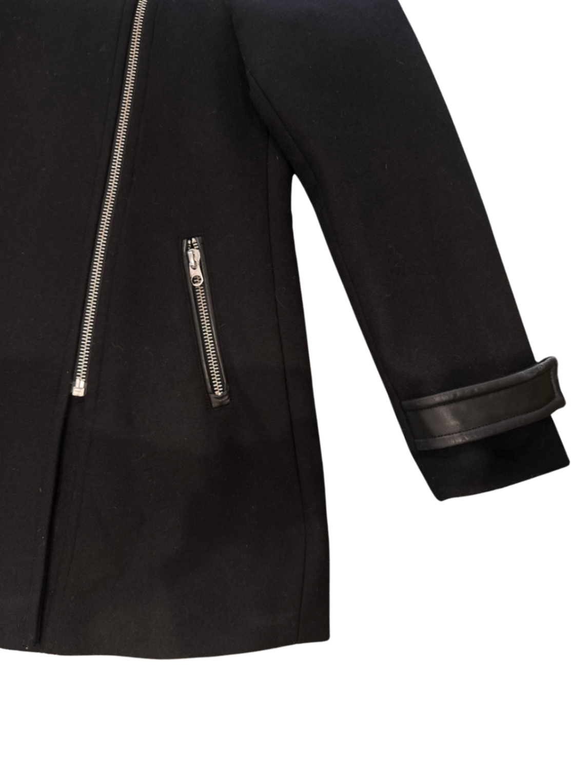Phyllis Wool Blend Coat Black / Size S