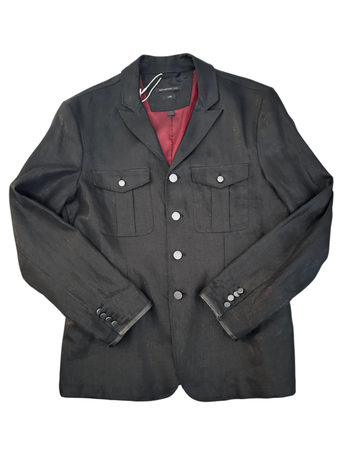 Utility Linen Blazer Black / Size L