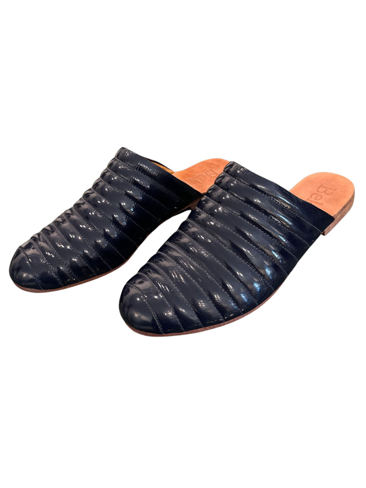 Ribbed Flats Navy / Size 8