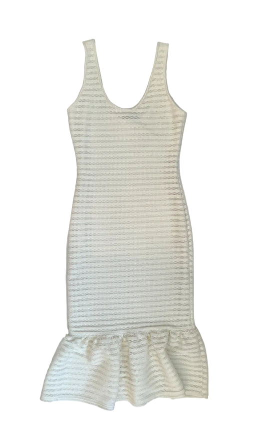 Sleeveless Ruffle Hem Dress / Size S
