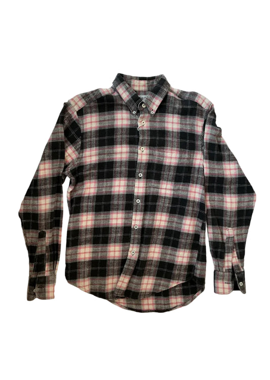 Tweedy Cotton Vintage Brushed Flannel Brown / Size M