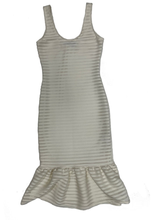 Sleeveless Ruffle Hem Dress / Size S