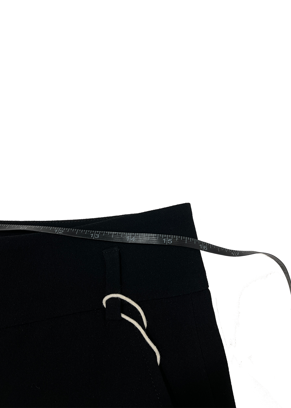 Slim Leg Crepe Pant Black / Size 8