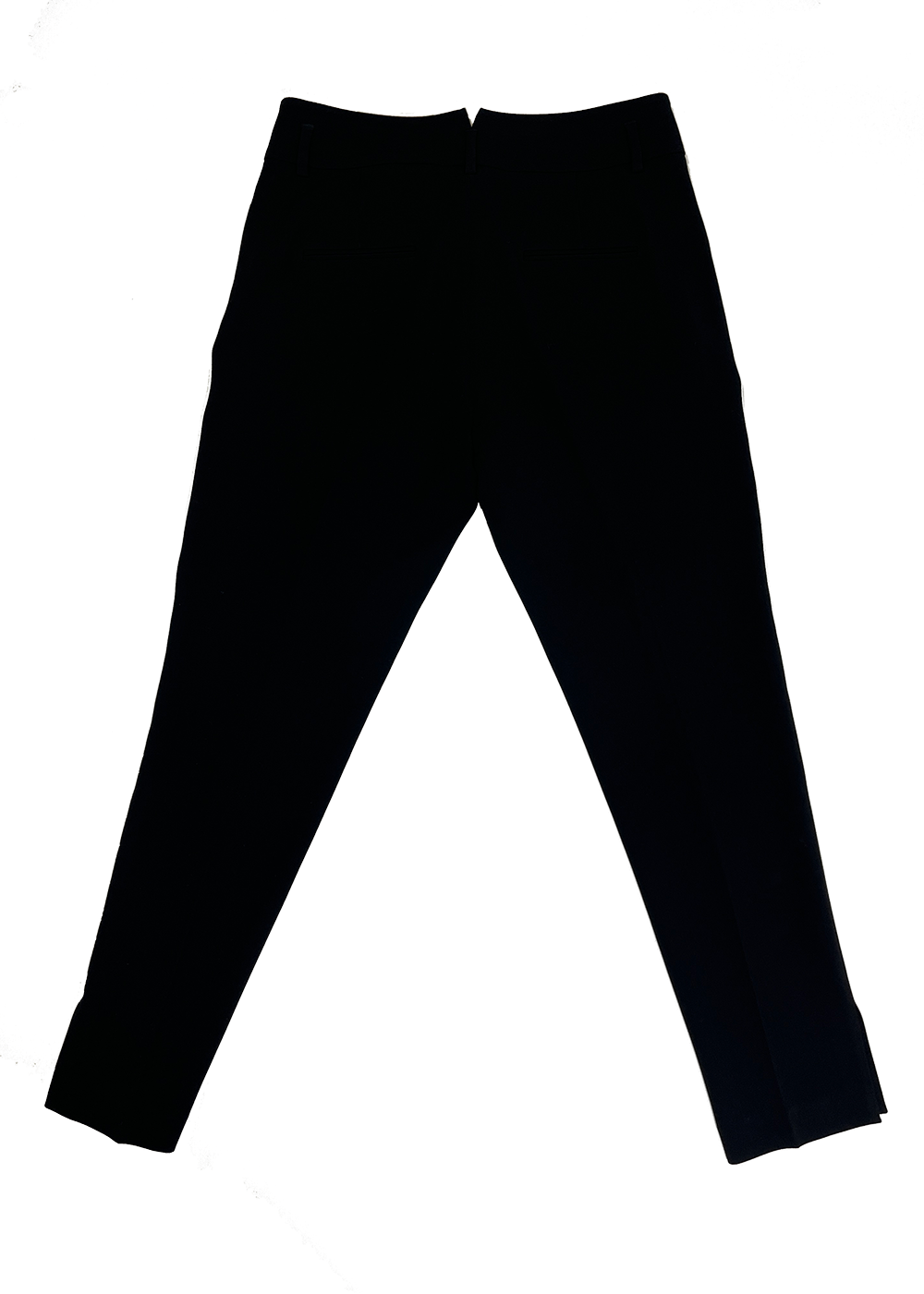 Slim Leg Crepe Pant Black / Size 8