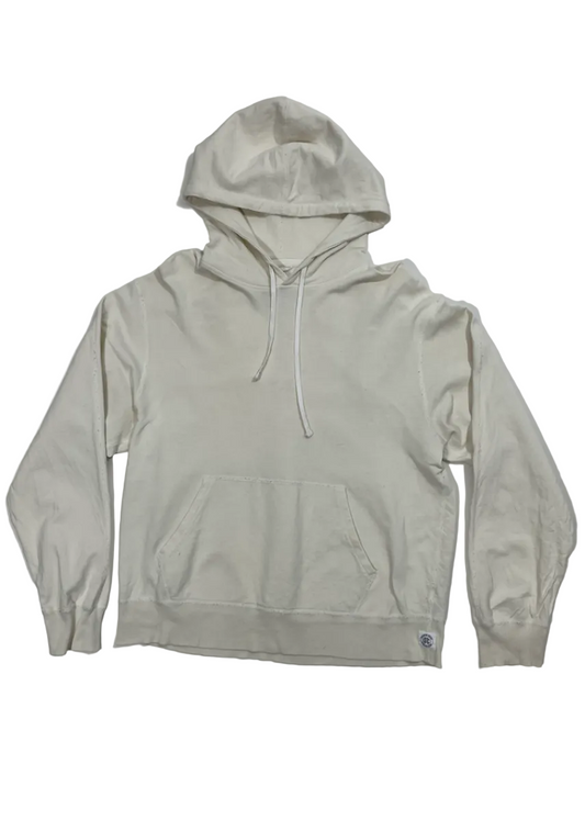 Lightweight Terry Pullover Hoodie Ivory / Size S